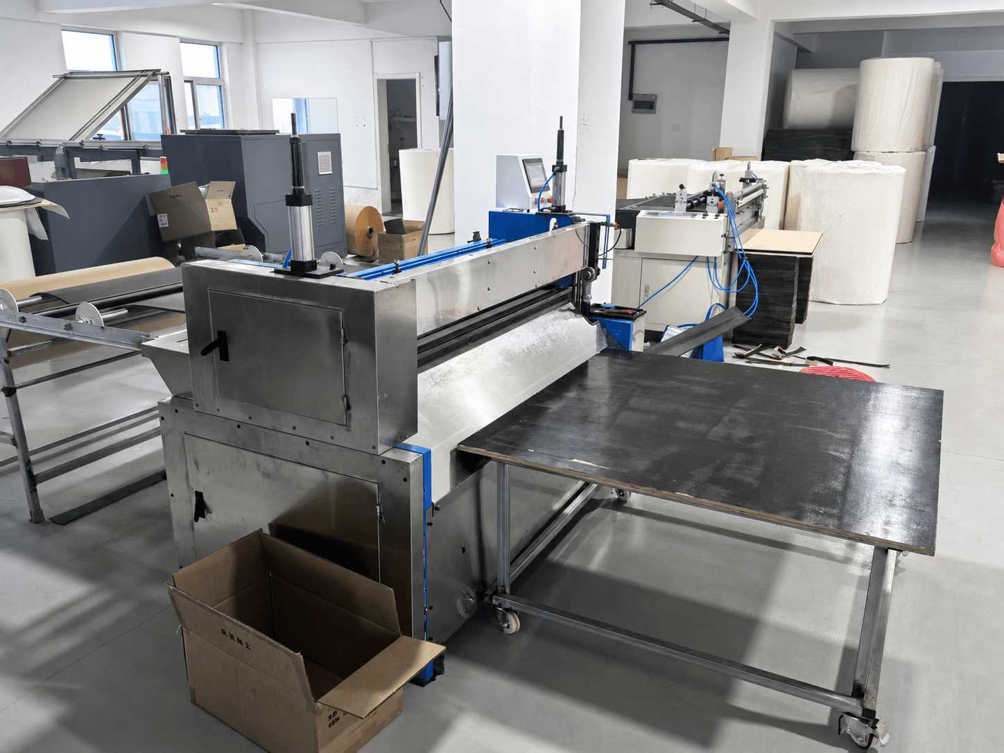 Foam production line